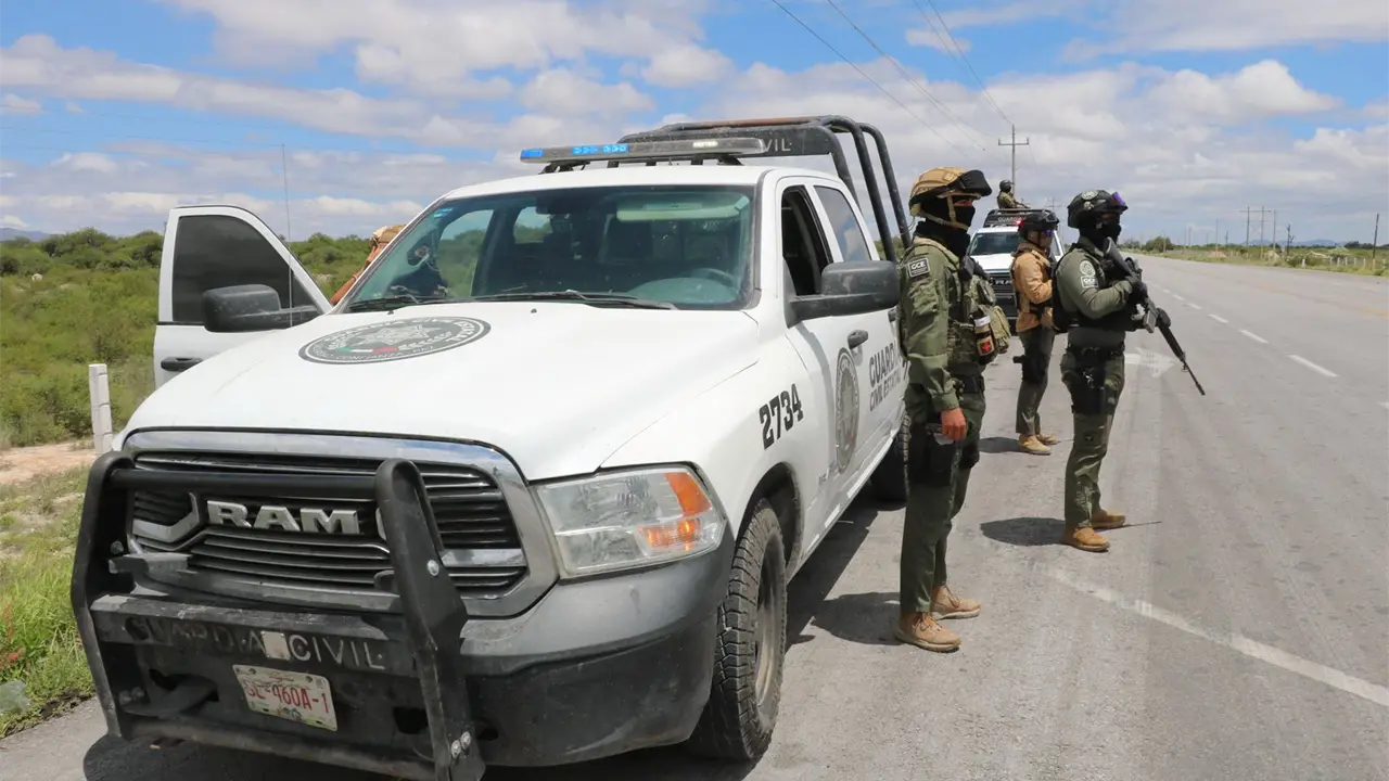 Operativo de la Guardia Civil.