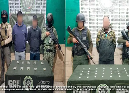 Tres presuntos “narcos” son atrapados con droga
