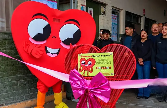 Apoyan los Bomberos para recolectar tapitas