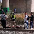 Hombre se prende fuego y se lanza de un puente