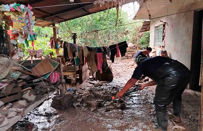 Fuertes lluvias dejan un muerto en Tabasco
