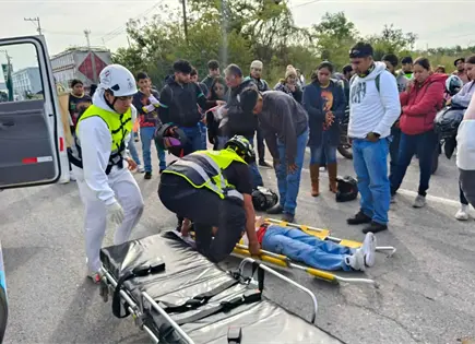 Tres heridos en accidente durante peregrinación guadalupana Tres heridos en accidente durante peregrinación guadalupana
