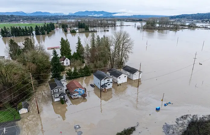 Emergencia por lluvias en Washington