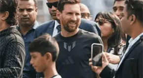 Caos y decepción marcan la visita de Messi a la India Caos y decepción marcan la visita de Messi a la India