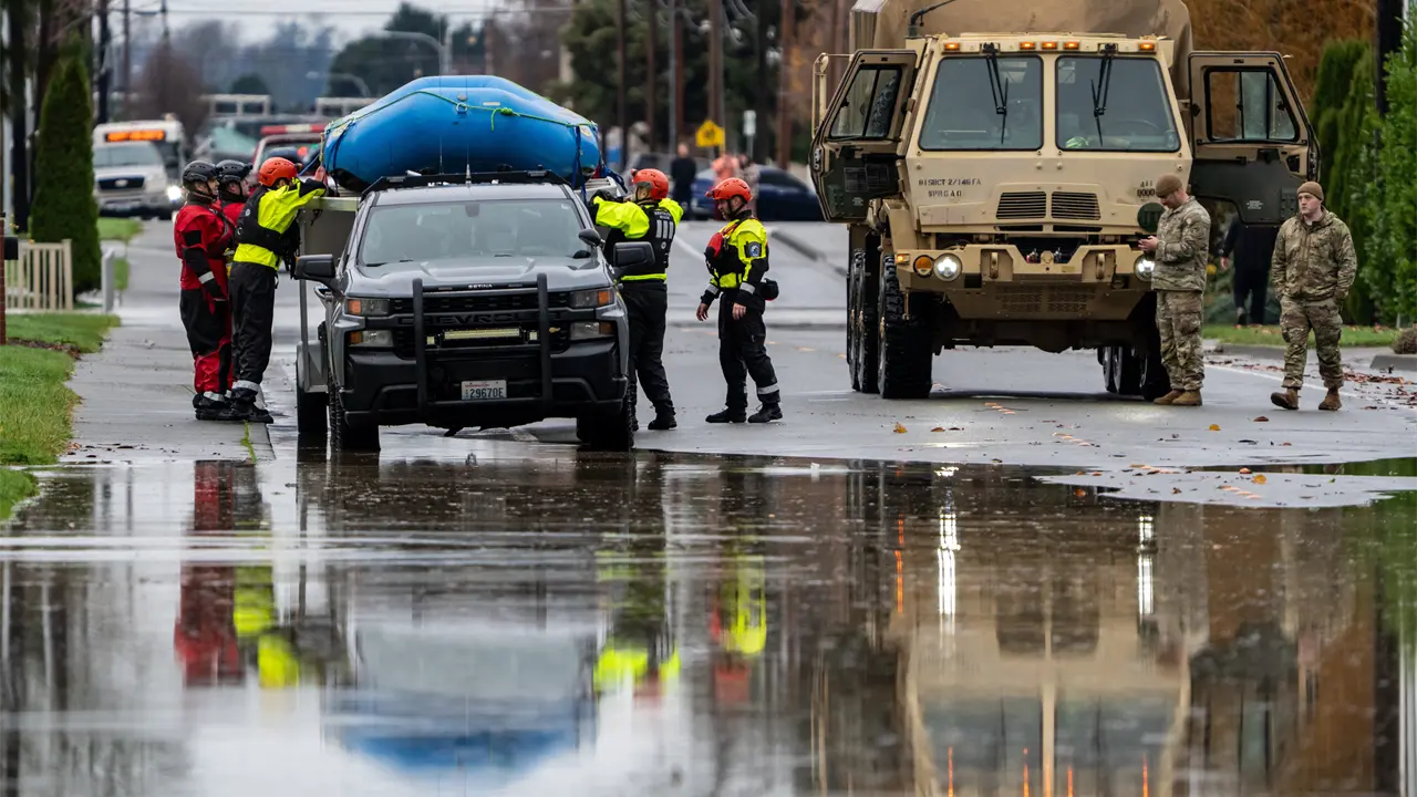 Inundaciones catastróficas en Washington por aire ártico