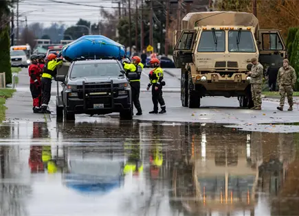 Inundaciones catastróficas en Washington por aire ártico Inundaciones catastróficas en Washington por aire ártico