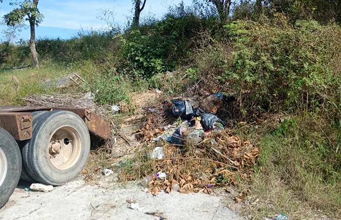 Investiga Ecología basurero clandestino