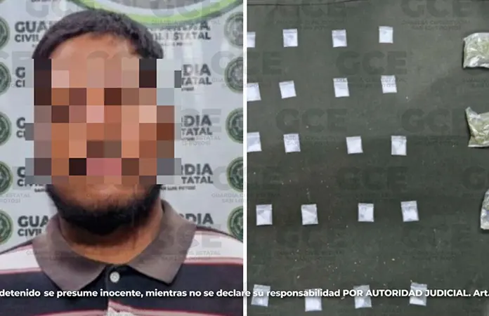 Supuesto "narco" es sorprendido en Villa de Ramos