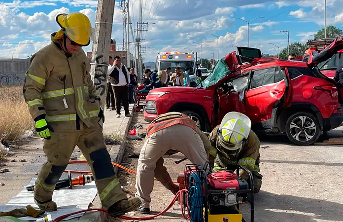 Una mujer resulta herida en accidente del Periférico