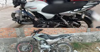 Incautan dos motos con reporte de robo
