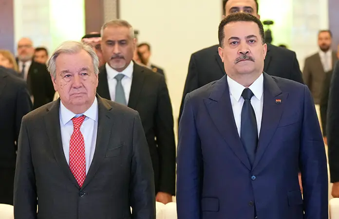 Jefe de ONU visita Irak