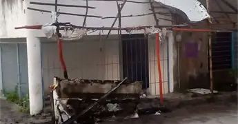 Queman puesto ambulante en Cd. Valles