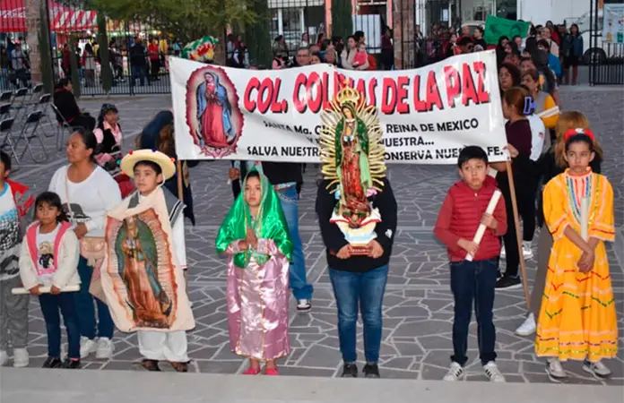 Rioverdenses veneraron a la Virgen de Guadalupe