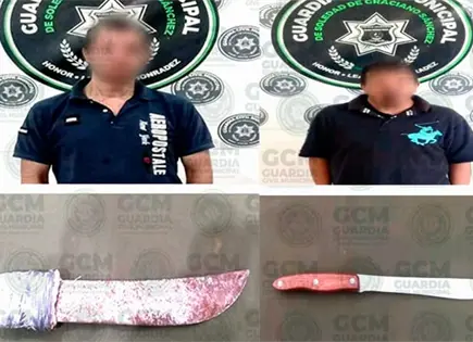 Con armas prohibidas, sorprenden a v&aacute;ndalos