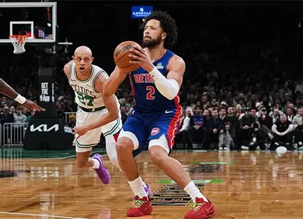 Líderes Pistons vencen a Celtics Líderes Pistons vencen a Celtics
