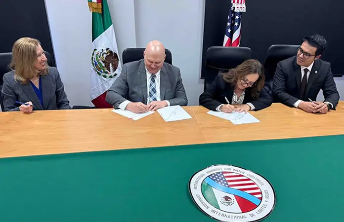 México y EU firman acuerdo de aguas