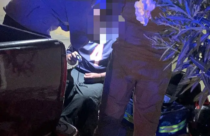 Choque entre motos deja un lesionado