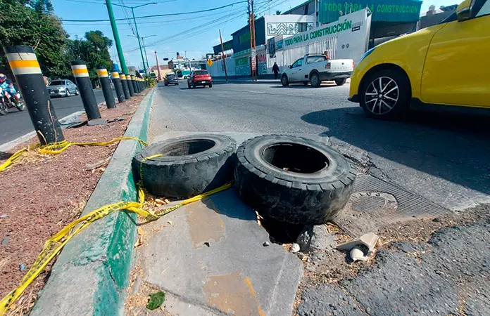 Desatiende autoridad hoyo de la Avenida de La Paz