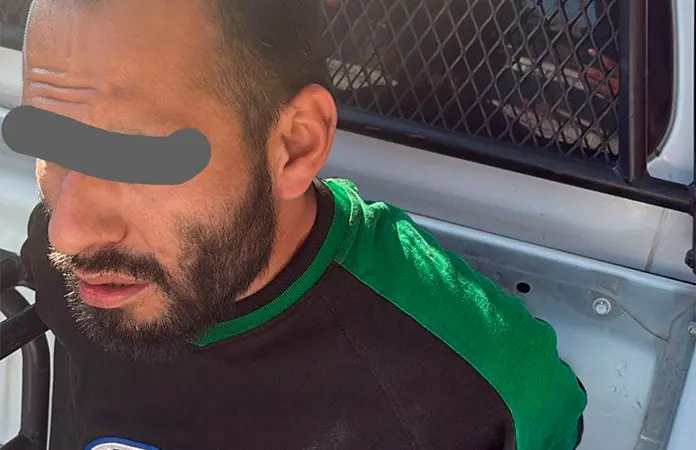 Detienen a hombre por robo a negocios