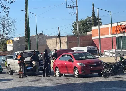 Chocan por alcance en carretera a Rioverde