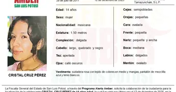Activan Alerta Amber por desaparici&oacute;n de adolescente en Tamazunchale