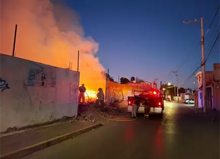 Incendio en predio cercano al Centro Hist&oacute;rico
