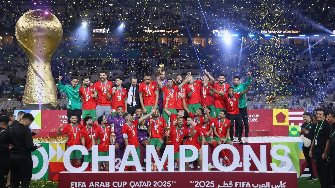 Marruecos se corona en la Copa Árabe tras vencer a Jordania en tiempo extra