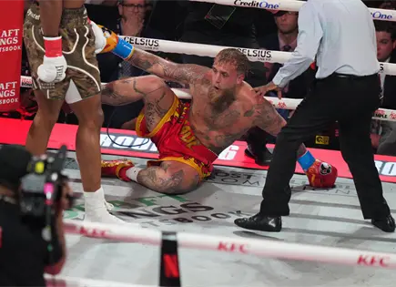 Video | Anthony Joshua noquea a Jake Paul en 6to asalto