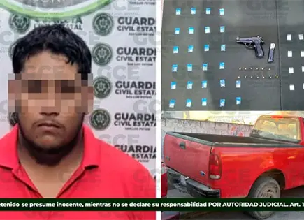 Capturan a "narco" armado en Villa de Arista Capturan a "narco" armado en Villa de Arista