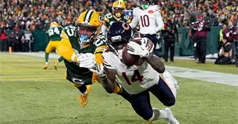 Choque crucial Bears y Packers