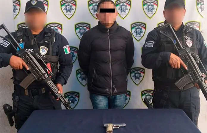 Con una "cachimba", sorprenden a individuo