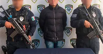 Con una "cachimba", sorprenden a individuo 