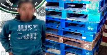 Hamp&oacute;n hurtaba tarimas en una Bodega Aurrer&aacute;