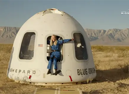 Ingeniera parapl&eacute;jica de Alemania despega en cohete hacia el espacio