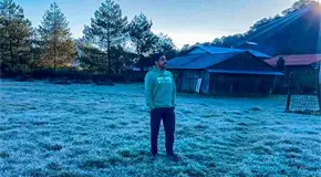 Amanece Xilitla con temperaturas de menos 3 grados