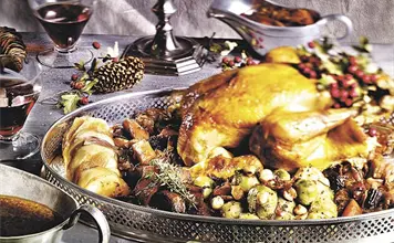 EL PAVO UNA DELICIA AL PALADAR EN LA CENA DE NAVIDAD