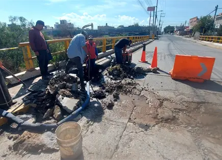 Refuerzan saneamiento en el río Paisanos Refuerzan saneamiento en el río Paisanos