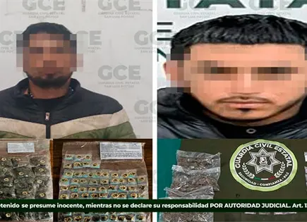 Capturan a narcos en dos operativos de la Zona Media