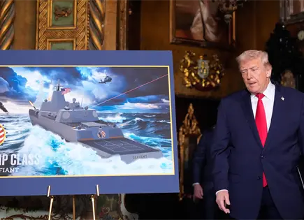 Donald Trump anuncia la construcci&oacute;n de un acorazado para la Armada