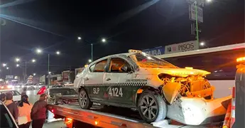 Menor resulta lesionado en accidente en r&uacute;a a Rioverde