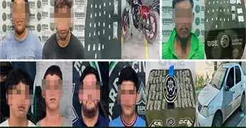 Siete detenidos, arroja combate al narcotr&aacute;fico