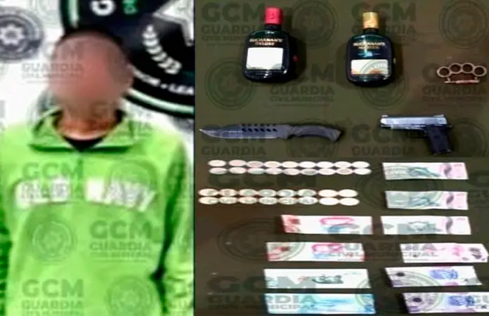 Caen dos asaltantes de tiendas OXXO, en Villas de Cactus