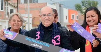 Con intenso trabajo, Alcalde entrega m&aacute;s obras en la Capital