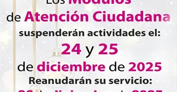 M&oacute;dulos del INE cerrar&aacute;n este 24 y 25 de diciembre