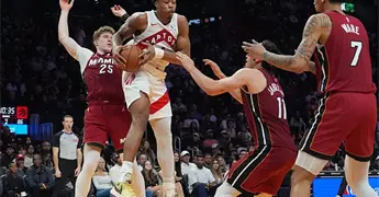 Raptors de Toronto vapulean al Heat