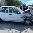 Dos heridos leves, deja un percance en la carretera &acute;57