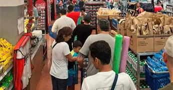 La zona centro, severo caos vial