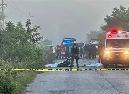 Mueren dos en choque de motocicletas en Tanqui&aacute;n