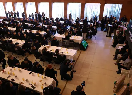 Reconocen a custodios penitenciarios por trayectoria y resultados en SLP