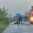 Doble muerte de motociclistas en aparatoso choque